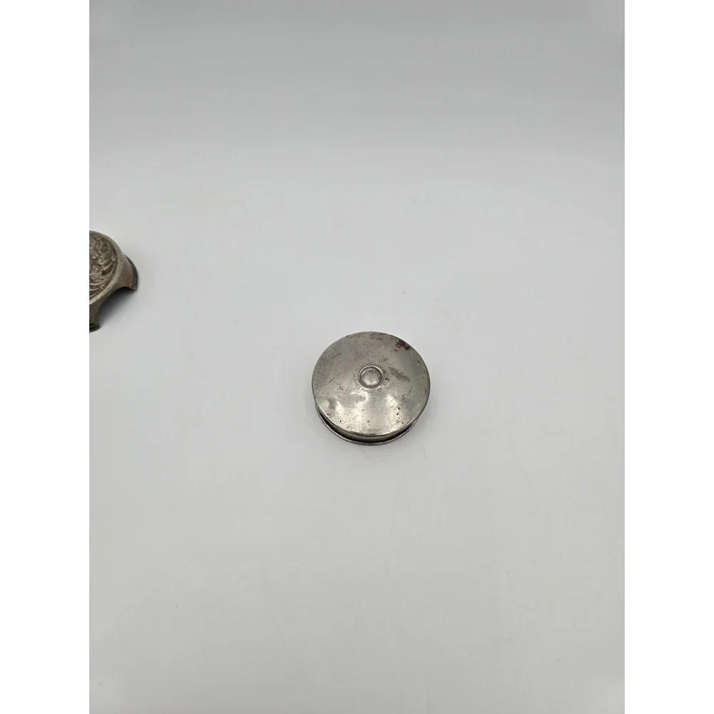 Vintage Collapsible Shot Glass Metal Portable Cup - Pat'd 97 USA Antique - Picture 6 of 8